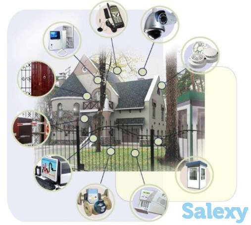 Видеонаблюдение, охранно-пожарная сигнализация,Шлагбаумы,домофоны., фотография 1