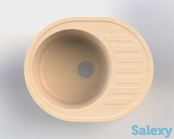 Продам кухонную мойку runde kort из искусственного камня, фотография 2