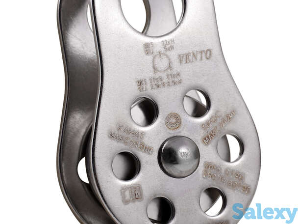 Блок-Ролик Венто Спасатель Про V2 Одинарный С Подшиником Сталь, фотография 1