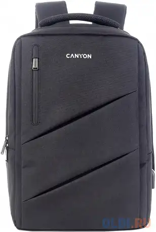 Canyon laptop backpack for 15.6 inchproduct spec/size(mm): 400mm x300mm x 120mm(+60mm)grey,, фотография 1