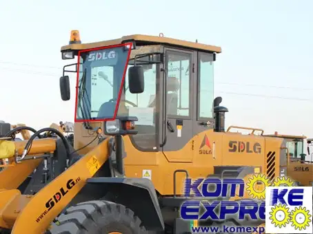 Стекло лобовое SDLG LG 936L, LG 944L, LG 946L, LG 956L, фотография 1