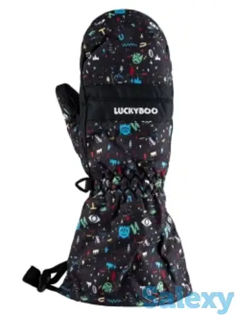 Варежки luckyboo future forest big fingers black, фотография 1