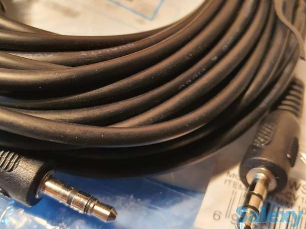 Кабель шнур AUX-AUX,5 метров Аукс провод M/M, фотография 2