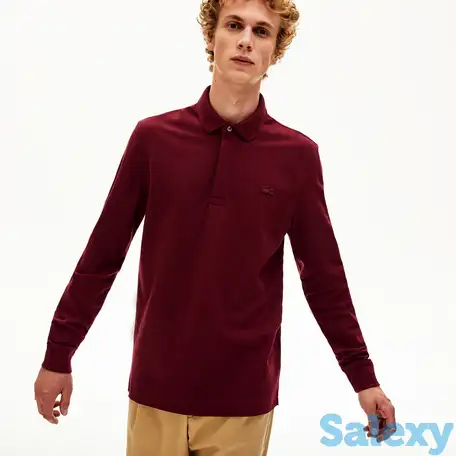 Мужское поло lacoste с длинными рукавами, фотография 1