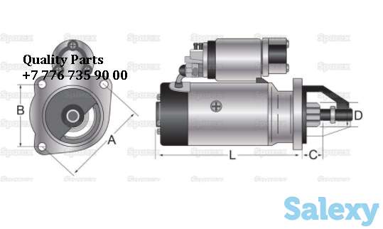 Starter (Стартер), Volvo BL60, Volvo BL60B., фотография 2