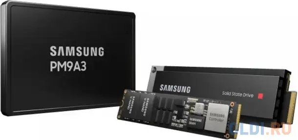 Ssd накопитель samsung pm9a3 7.68 tb pci-e 3.0 x4, фотография 1