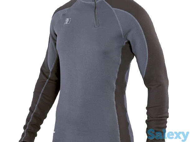 Термобелье майка сивера сноуи с воротником мужская индиго/черная, фотография 1