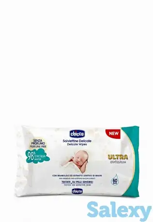 Влажные салфетки chicco, фотография 1