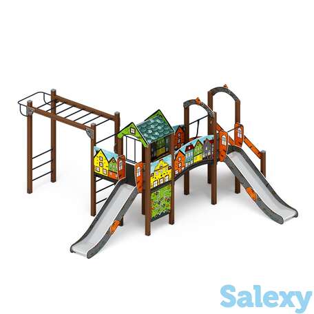 Детский игровой комплекс «рада (город)» дик 2.01.2.08-31 h=1200, фотография 1