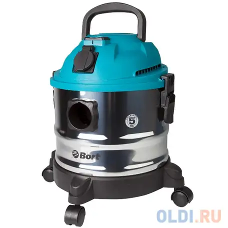 Пылесос для сухой и влажной уборки bort bss-1015, 1250/250 вт., функции:, фотография 1