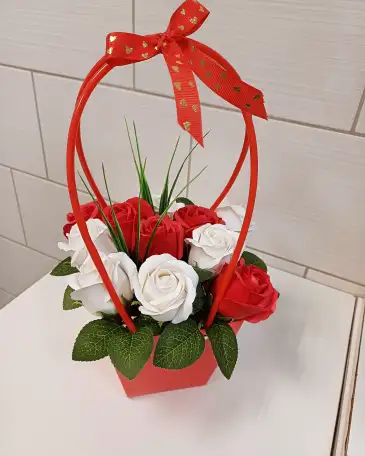 Букеты из мыльных цветов, фотография 3