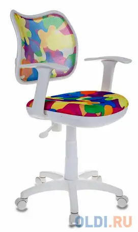 Кресло детское бюрократ ch-w797/abstract абстракция, фотография 1