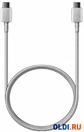 Кабель type-c usb type c 1.8м samsung ep-dx310jwrgru круглый белый, фотография 1