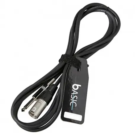 Кабель jack-xlr(m) 1 m bespeco basic bsmm100, фотография 1
