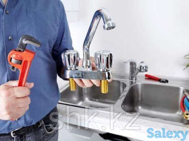 Замена счётчика воды в алматы. услуги сантехника, фотография 1