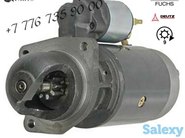 Стартер,  экскаватор перегружатель Terex-Fuchs, двигатель Deutz, фотография 4