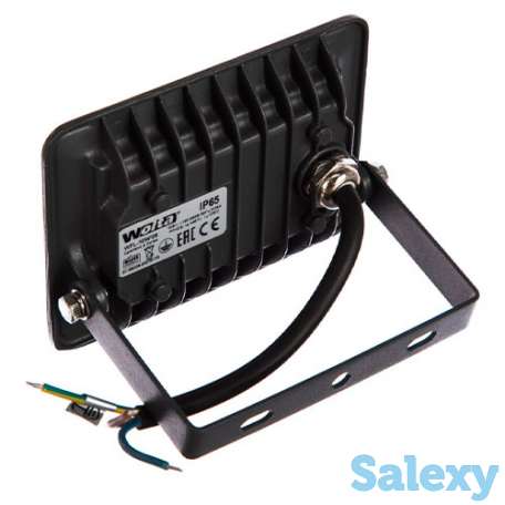 Светодиодный прожектор wolta wfl-10w/06w серый  5500k 10вт smd ip65 850лм, фотография 2