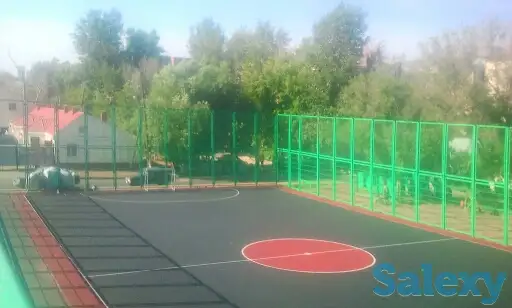 тартановое покрытие с монтажом, фотография 1