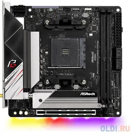 Материнская плата asrock b550 phantom gaming-itx/ax socket am4 amd b550 2xddr4, фотография 1