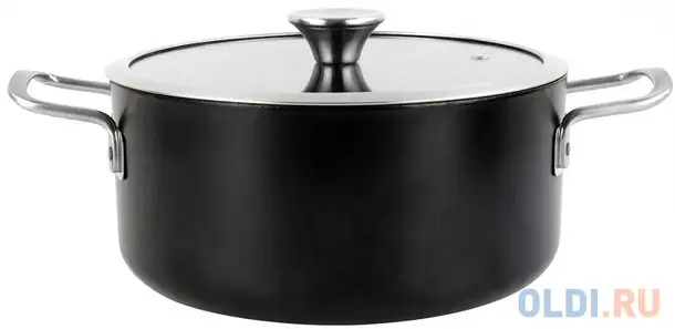 Кастрюля vitrinor ares 20 20 см сталь, фотография 1