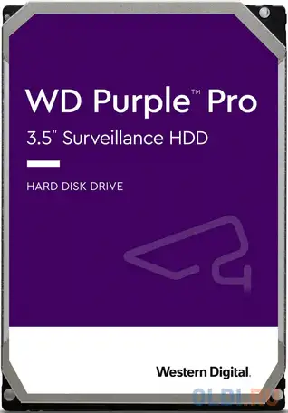 Жесткий диск wd original sata-iii 18tb wd181purp video purple pro (7200rpm), фотография 1