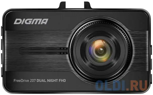 Видеорегистратор digma freedrive 207 dual night fhd черный 2mpix 1080x1920 1080p, фотография 1