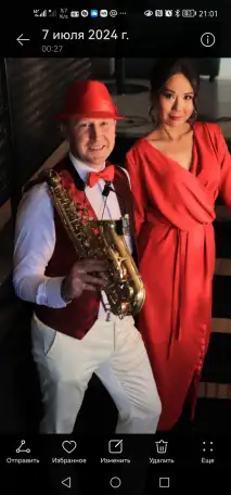 Саксофонист, саксофон, фотография 3