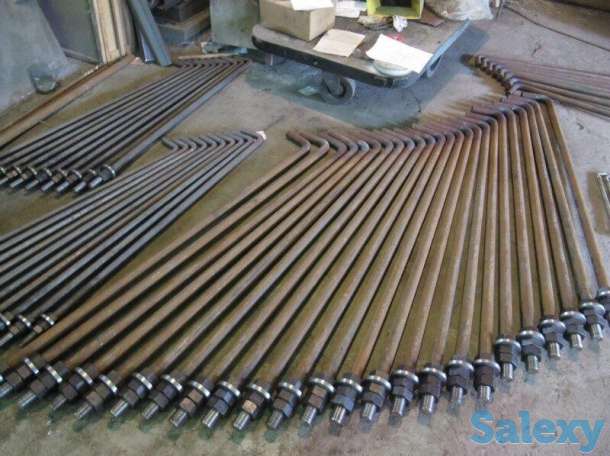 Болты фундаментные с загибом. Производство, фотография 1