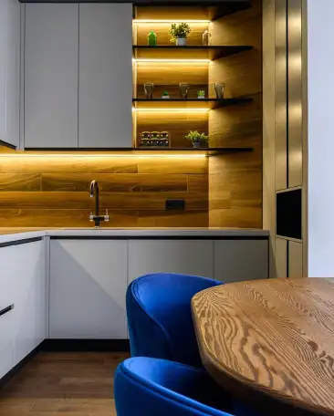 Кухонный гарнитур, Кухни, МДФ Крашенный., фотография 14