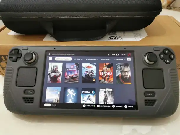 Игровая приставка Steam Deck 512 Gb  защитное стекло  чехол, фотография 4