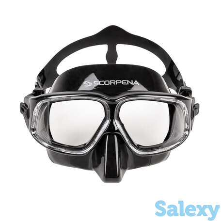 Маска scorpena apnea f1 чёрная, фотография 1