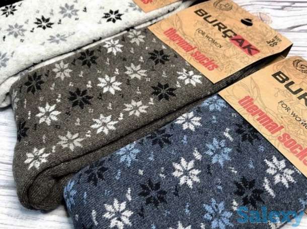 Носки женские (махровые, термо) Турция и Корея, фотография 1