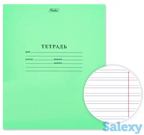 Тетрадь 12л А5, УЗКАЯ линия, зеленая, Hatber, фотография 2