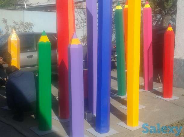 3D фигуры (хардпостеры), декорации, объемные напольные буквы (световые, не световые), фотография 6