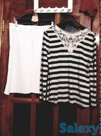 Летние топик, тонковка, юбка, бриджи в отличном состоянии и качества, фотография 1