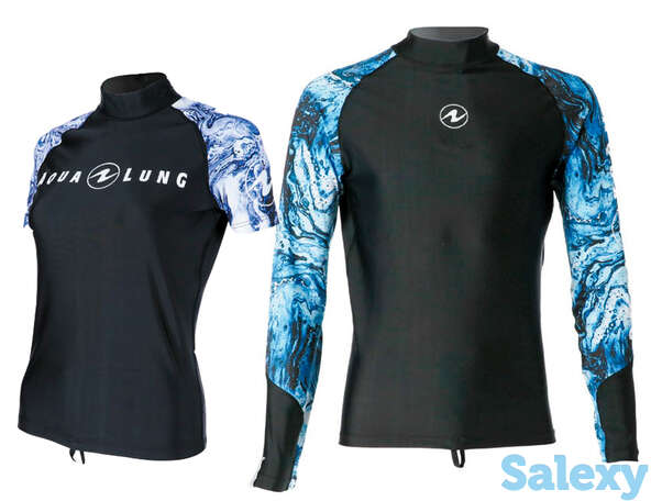 Майка лайкра, короткий рукав, black frozen blue, муж,, фотография 1