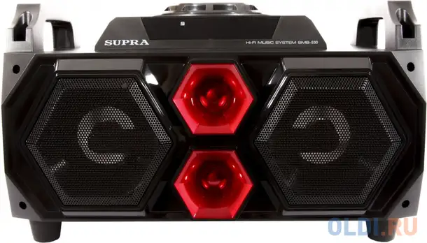 Минисистема supra smb-530 черный 500вт/fm/usb/bt/sd, фотография 1