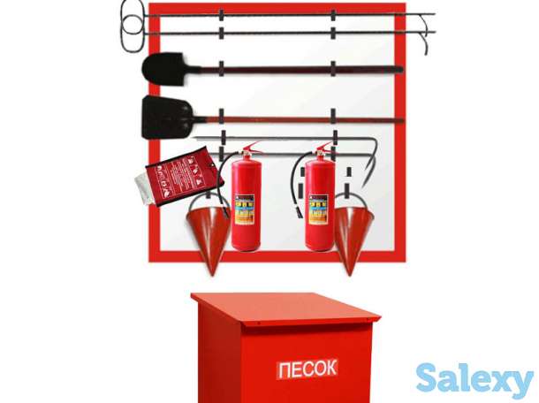 Щит пожарный открытый в комплекте, фотография 1