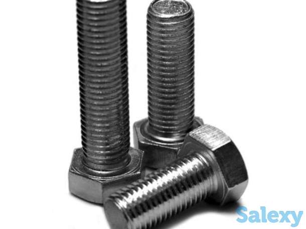 Болт черный с неполной резьбой, фотография 1