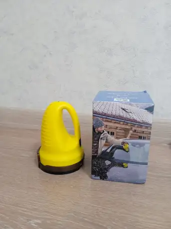 Электроскребок автомобильный для очистки стекол от снега и льда, фотография 3