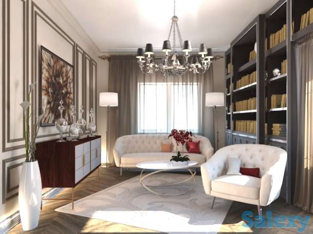 Проектируем дизайн интерьера в квартирах и выполняем дизайнерский ремонт по картинкам 3D, фотография 8