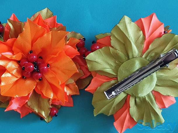 Заколка для волос ручной работы 