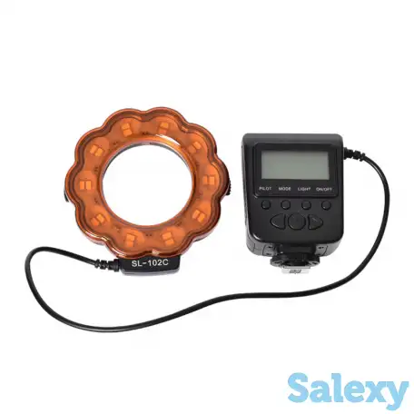 Макро вспышка кольцевая светодиодная, фотография 2