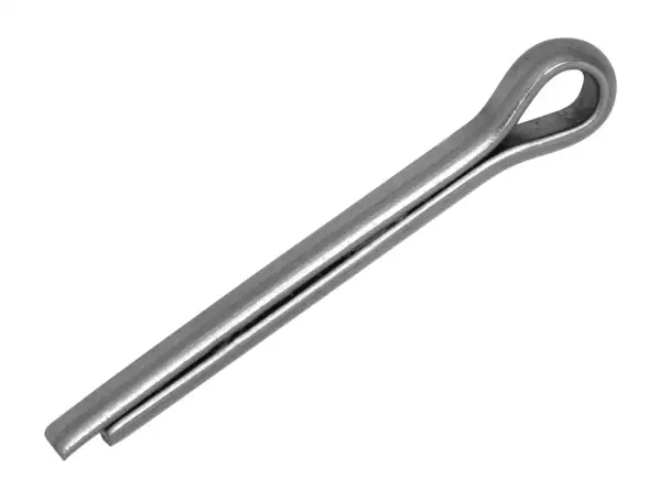 Шплинт разводной; игольчатый; с кольцом; пружинный, фотография 1