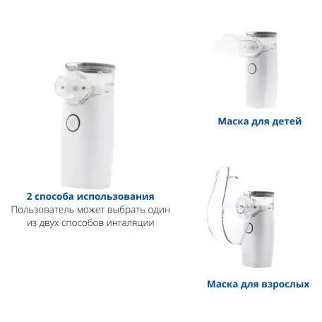 Портативный Mesh небулайзер Ингалятор Contec NE-M01L, фотография 3
