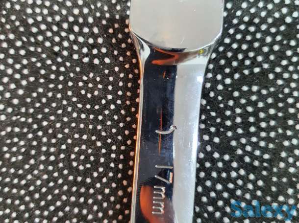 Ключ трещоточный, разные размеры 12, 14, 17 мм, фотография 2