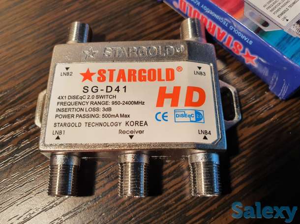 Коммутатор СВИЧ 4-1, Переключатель, спутниковый свич , фотография 2