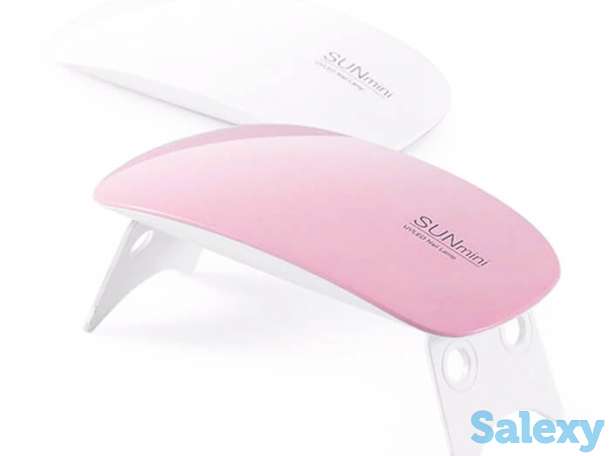Лампа для маникюра solomeya mini sun uv/led lamp, цвет #2 blue | голубая, фотография 1