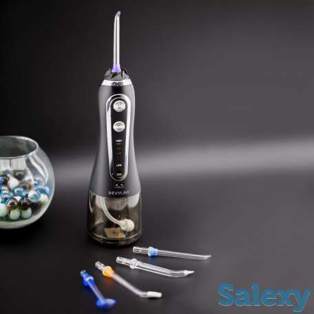 Элегатный ирригатор Revyline RL 450 Black с 5 насадками, фотография 1