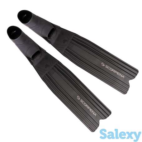 Ласты scorpena q очень мягкие, чёрные, фотография 1